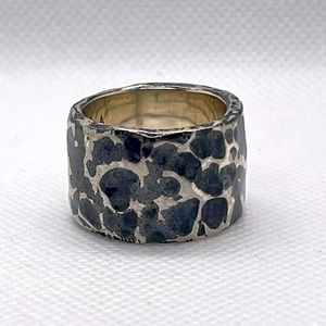 Buck Palmer Sterling Silver Oceans Regal Ring